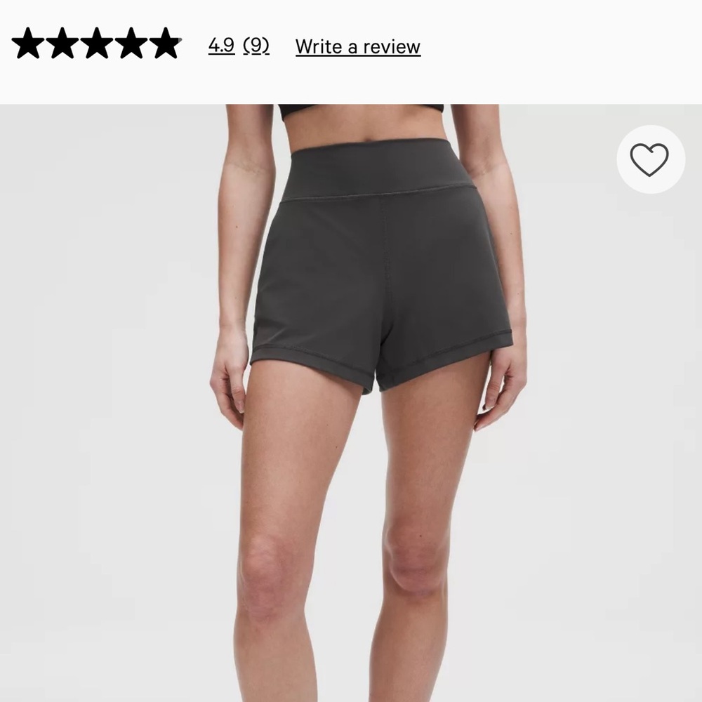Lululemon High Rise Shorts - Picture 4 of 4